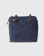 Load image into Gallery viewer, Zip-Top Tote Bag Navy