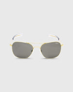 Load image into Gallery viewer, Polarized Aviator Sunglasses 23K Gold/Gray Glass Lens