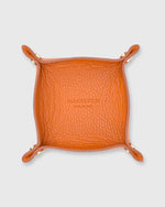 Load image into Gallery viewer, Soft Small Square Tray Orange Alce Leather