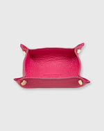 Load image into Gallery viewer, Soft Small Square Tray Orchid Alce Leather