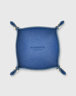 Load image into Gallery viewer, Soft Small Square Tray Deep Blue Alce Leather