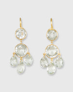 Load image into Gallery viewer, Small Gabrielle d'Estrées Earrings Green Quartz