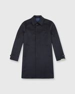 Load image into Gallery viewer, Tailored Traveler's Trench Navy Wool/Cashmere