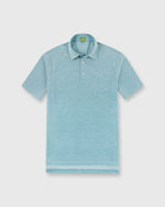 Load image into Gallery viewer, Short-Sleeved Polo Spruce Oxford Pique