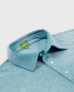 Load image into Gallery viewer, Short-Sleeved Polo Spruce Oxford Pique