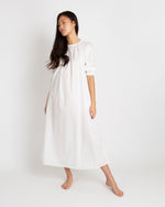 Load image into Gallery viewer, Lucy Nightdress White Cotton Lawn