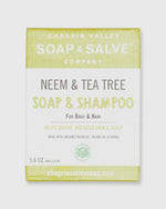 Load image into Gallery viewer, Body & Hair Shampoo Bar Neem & Tea Tree