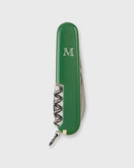 Load image into Gallery viewer, Large Swiss Army Knife in Green/White Mashburn "M"