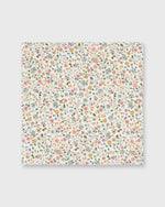 Load image into Gallery viewer, Hand-Rolled Cotton Print Pocket Square in Multicolor Kimberely & Sarah Po Liberty Fabric