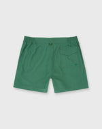 Load image into Gallery viewer, Zip-Front Standard Swim Short in Pine Nylon