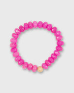 Load image into Gallery viewer, Semi Precious Stones Beaded Bracelet in Fuchsia Monochrome