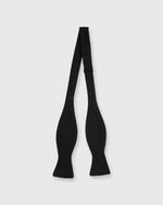 Load image into Gallery viewer, Formal Bow Tie Black Silk Satin