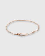 Load image into Gallery viewer, Chain Bracelet with Fine Hook in Gold-Plated Brass