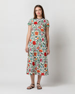 Load image into Gallery viewer, Sporty Swing Dress in Dragonflower Cotton Jersey
