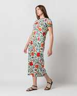 Load image into Gallery viewer, Sporty Swing Dress in Dragonflower Cotton Jersey
