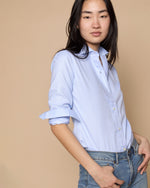 Load image into Gallery viewer, Icon Spread Shirt in Sky Blue Roxford

