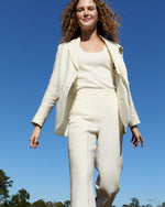 Load image into Gallery viewer, Ghost Blazer in White Linen
