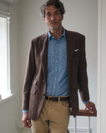 Load image into Gallery viewer, Slim Straight 5-Pocket Pant in Khaki Garment-Dyed Canvas
