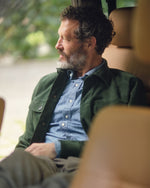 Load image into Gallery viewer, No. 4 Side-Tab Dress Trouser in Oat/Slate/Olive Check Flannel
