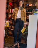 Load image into Gallery viewer, Lorena Jacket in Camel Suede
