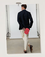 Load image into Gallery viewer, Italian Tassel Loafer in Dark Brown Calfskin
