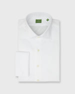 Load image into Gallery viewer, French-Cuff Bib-Front Tuxedo Shirt in White Pique/Poplin
