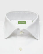 Load image into Gallery viewer, French-Cuff Bib-Front Tuxedo Shirt in White Pique/Poplin
