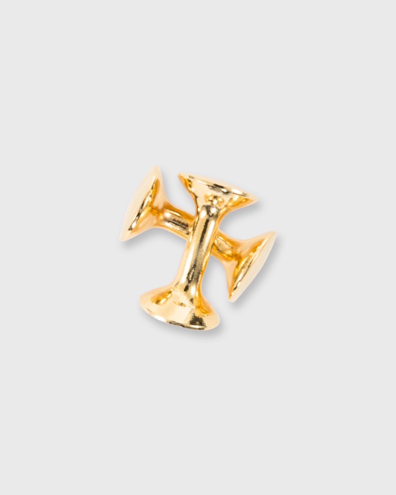 Circle Two-Way Cufflinks in Gold Plated