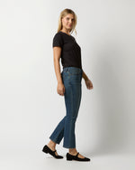 Load image into Gallery viewer, Short-Sleeved Relaxed Tee in Black Pima Cotton

