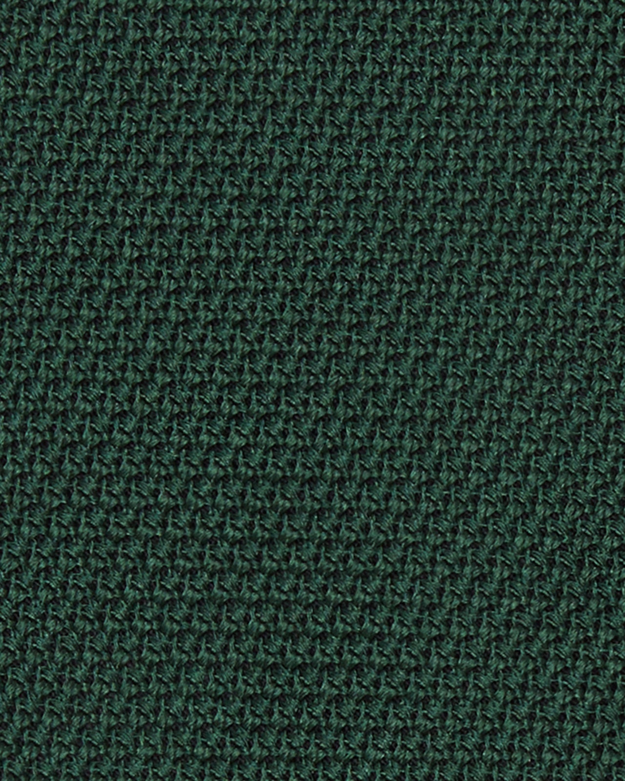 Hand-Rolled Silk Fino Grenadine Untipped Tie in Hunter Green