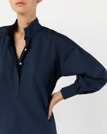 Load image into Gallery viewer, Anaya Popover Shirt in Navy Poplin
