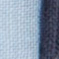 Hand-Rolled Pocket Square in Sky Cotolino/Navy Edge