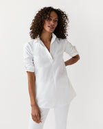 Load image into Gallery viewer, Designer Tunic in White Roxford

