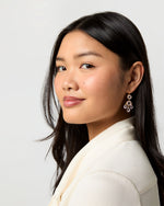 Load image into Gallery viewer, Small Gabrielle D'Estrees Earrings in Rose Quartz
