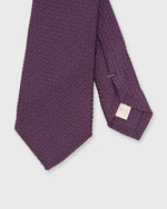 Load image into Gallery viewer, Silk Grosso Grenadine Tie in Eggplant
