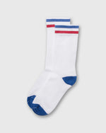 Load image into Gallery viewer, Kennedy Luxe Athletic Socks in Summer White
