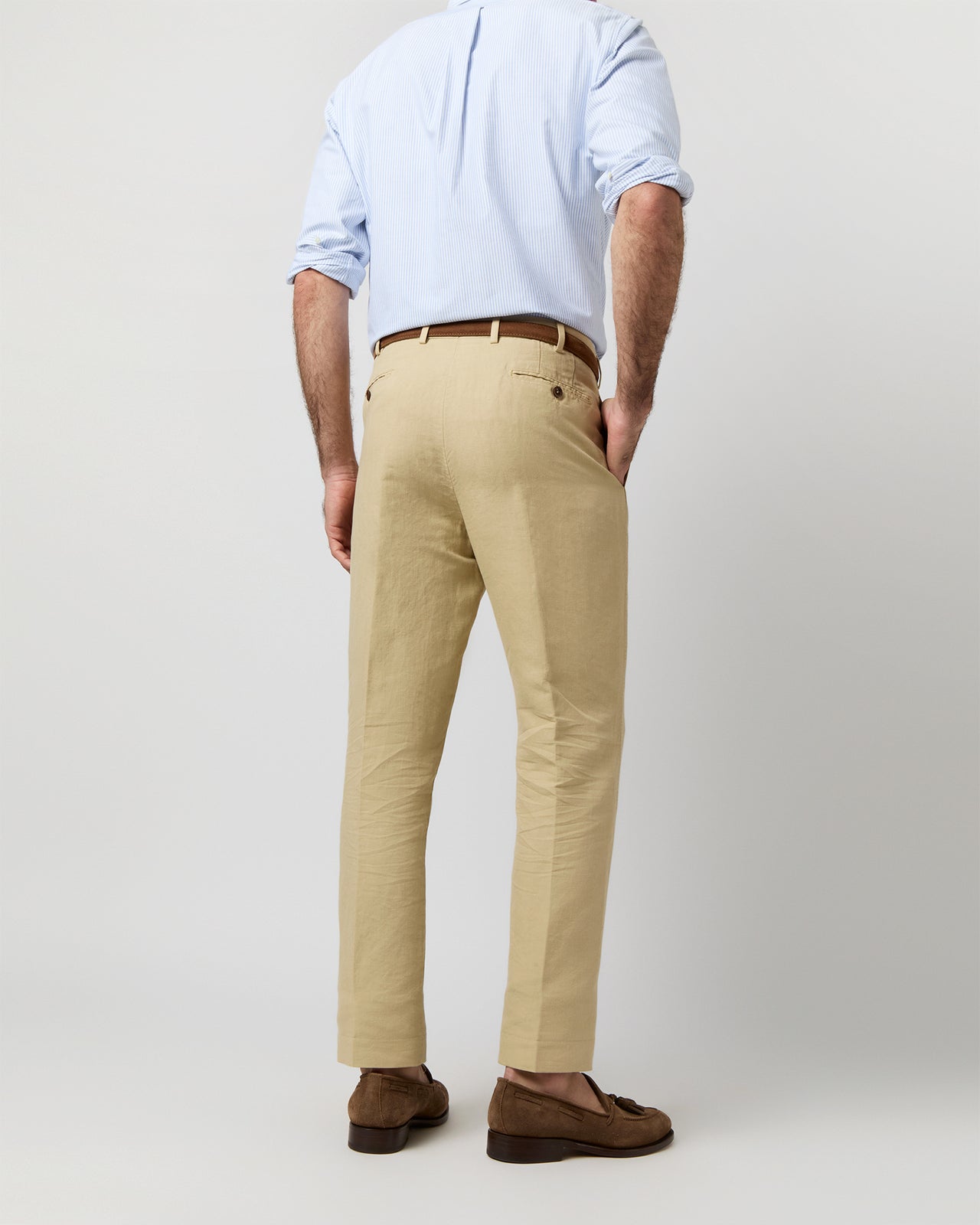Sport Trouser in Khaki Canapa Canvas