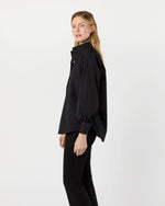 Load image into Gallery viewer, Anaya Popover Shirt in Black Poplin
