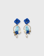 Load image into Gallery viewer, Chick Earrings in Lapis/Turquoise
