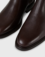 Load image into Gallery viewer, Chelsea Boot in Dark Brown Utah Grain Calfskin
