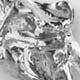 Rattlesnake Rib Cuff in Sterling Silver