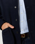 Load image into Gallery viewer, Chore Jacket in Navy Wool Melton
