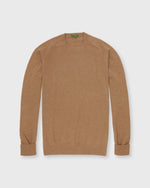 Load image into Gallery viewer, Classic Crewneck Sweater in Camel Cashmere
