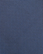 Load image into Gallery viewer, Silk Jacquard Tie in Navy/Bone Almond Dot
