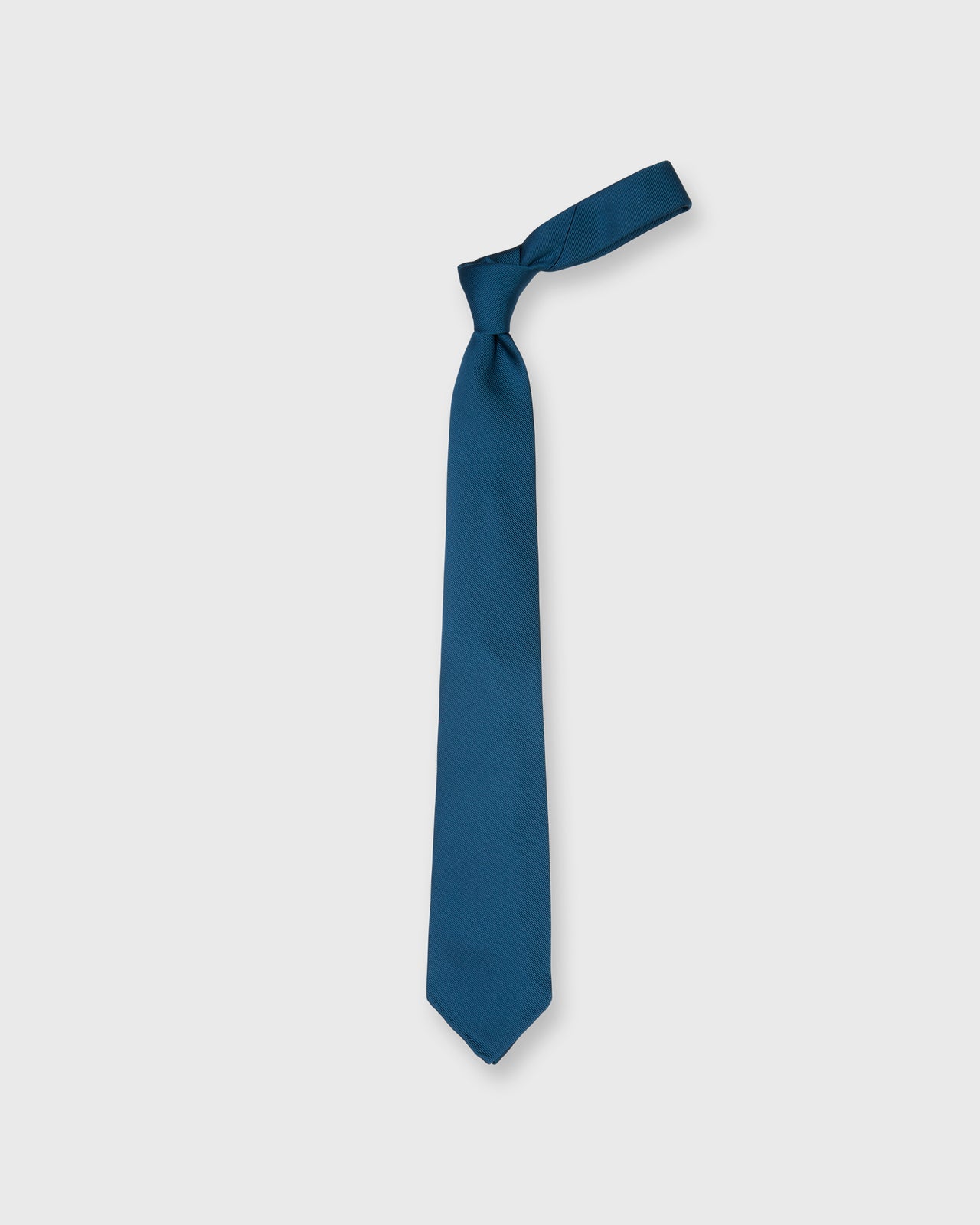 Silk Woven Tie in River Twill