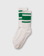 Load image into Gallery viewer, Retro Mono Stripe Socks in Kelly Green
