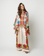 Load image into Gallery viewer, Foulard Shirt in Taormina Placée Ivory Twill Silk

