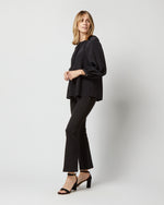 Load image into Gallery viewer, Ariana Blouse in Black Silk Crepe de Chine
