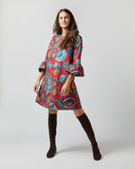 Load image into Gallery viewer, 24/7 Dress in Sicomore Red Heavy Stretch Cotton
