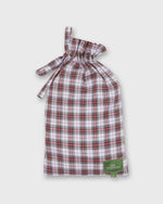 Load image into Gallery viewer, Button-Front Boxer Short in Red/White Dress Stewart Tartan Poplin
